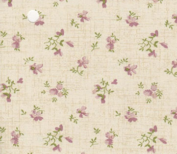 Dollhouse Miniature Pre-pasted Wallpaper, Lavender Flowers